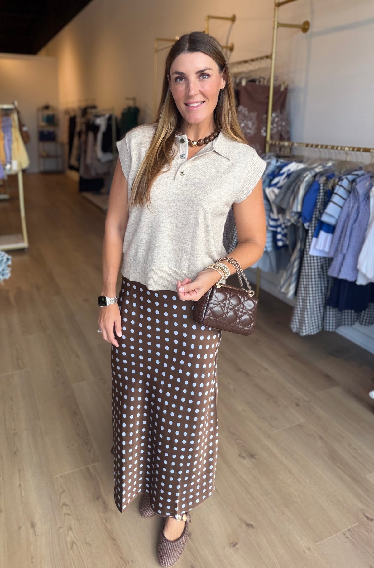 Slip Polka Skirt