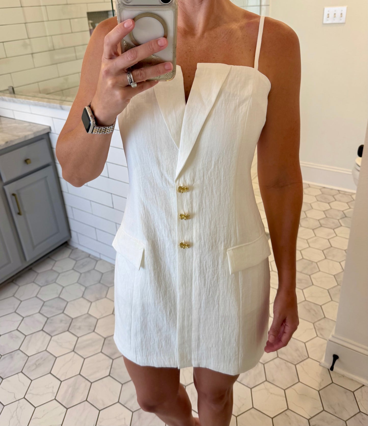 Lapel Mini Dress