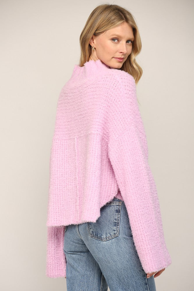 Fuzzy Wuzzy Pink Sweater
