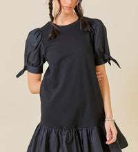 Wednesday Ruffle Black Dress