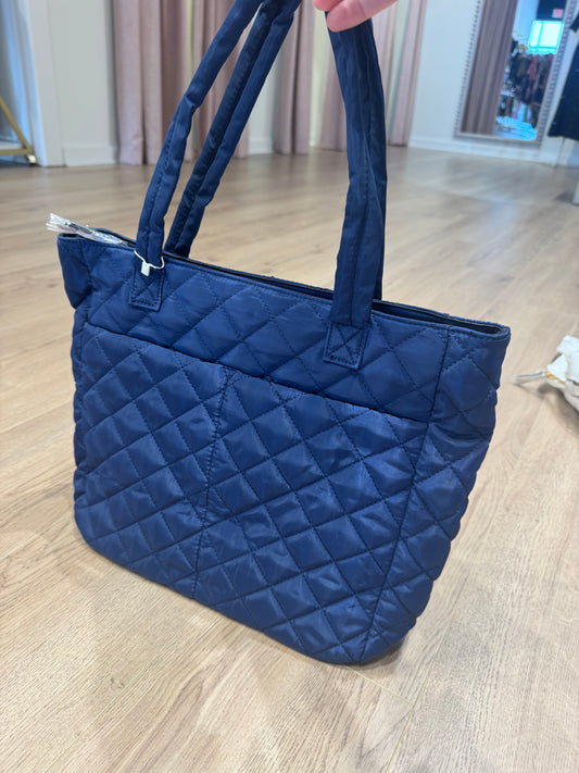 pocket nylon tote