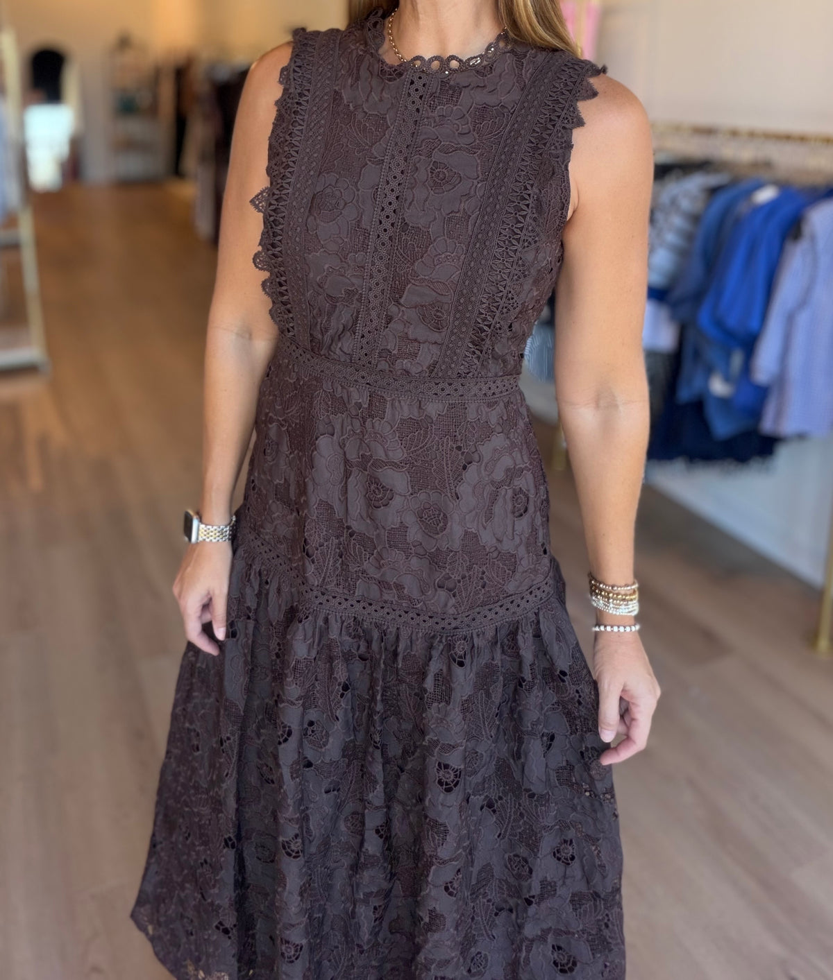 Elegant Lace Midi