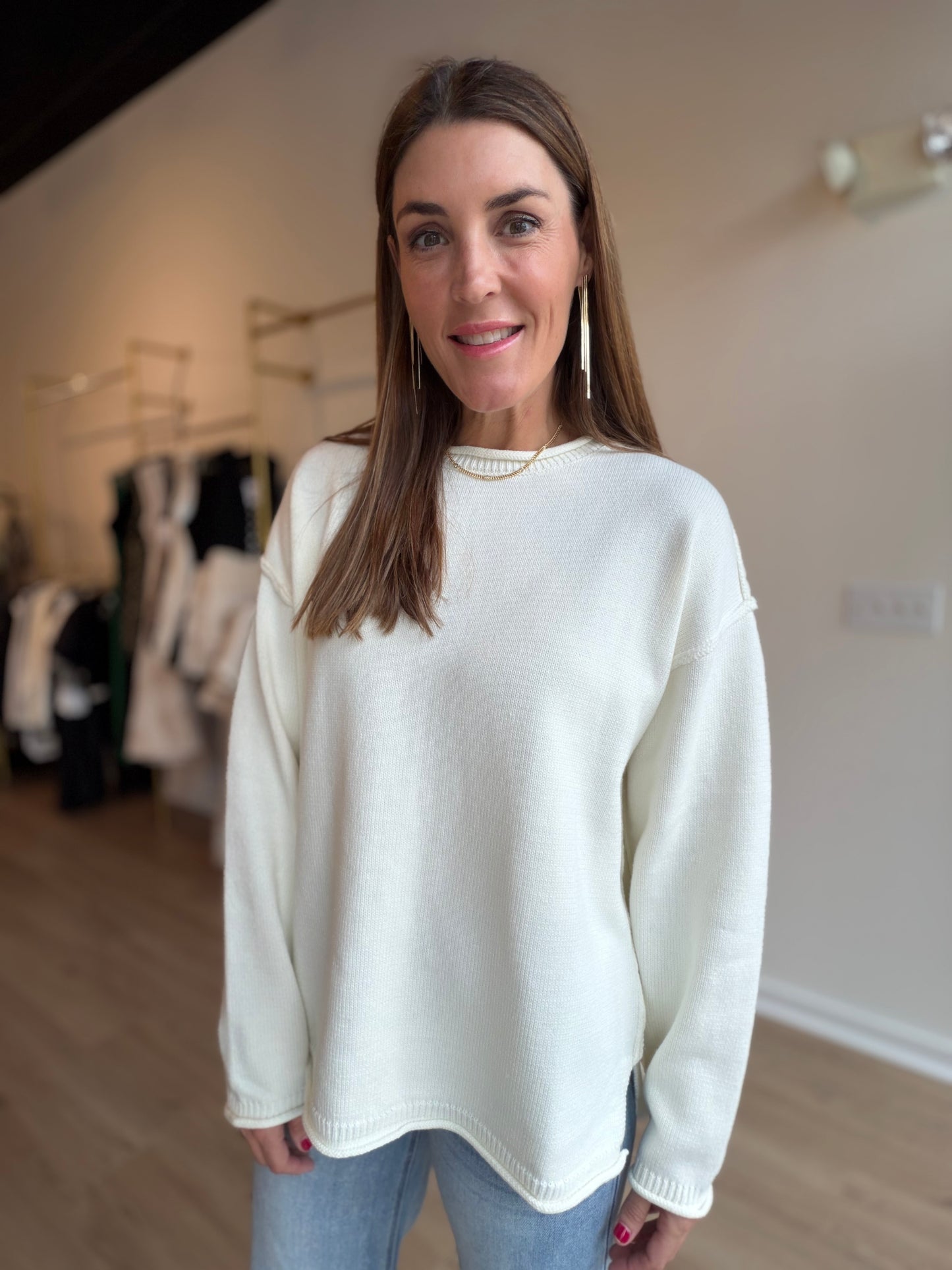 Roll Neck Staple Sweater