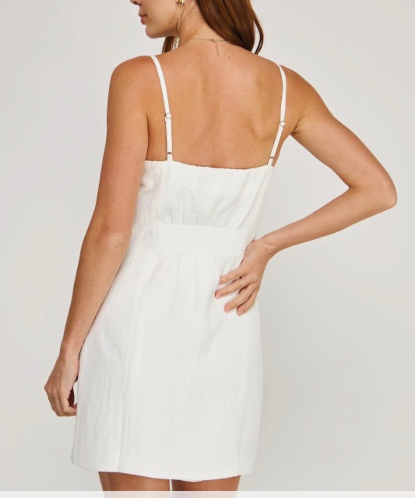 Lapel Mini Dress