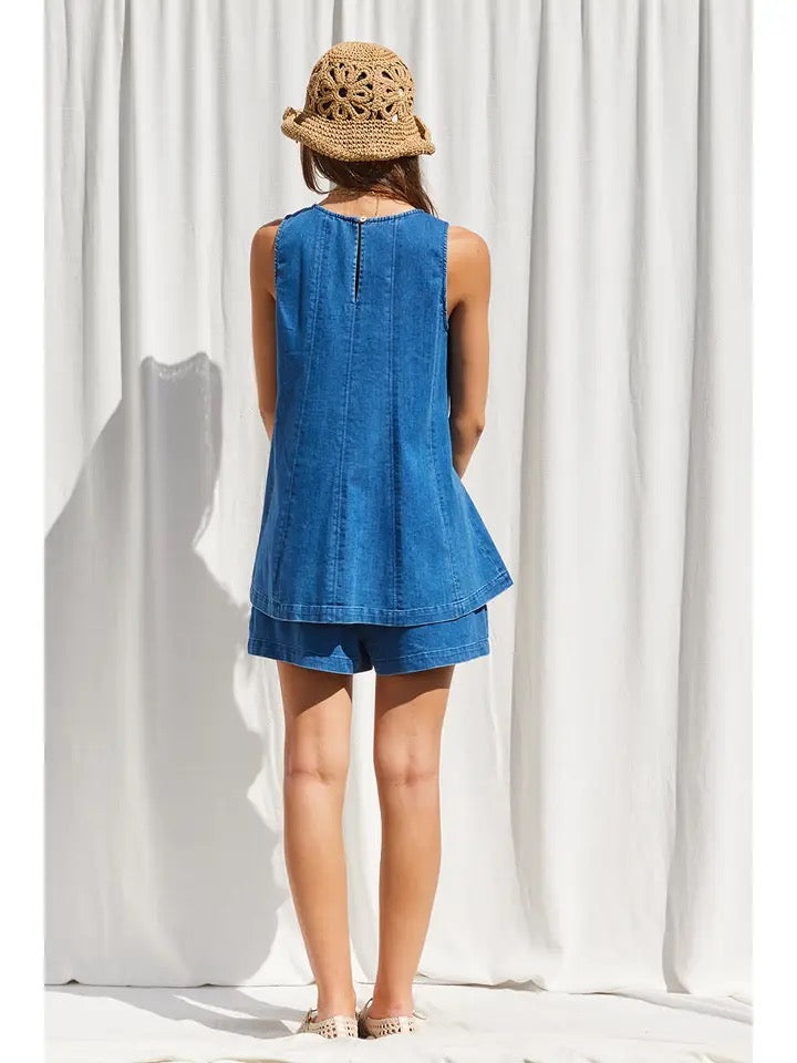 Audrey Denim Set