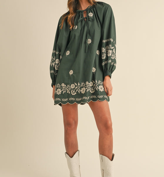 Peasant Pretty Mini Dress