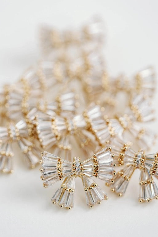 Sparkler Bow Earring