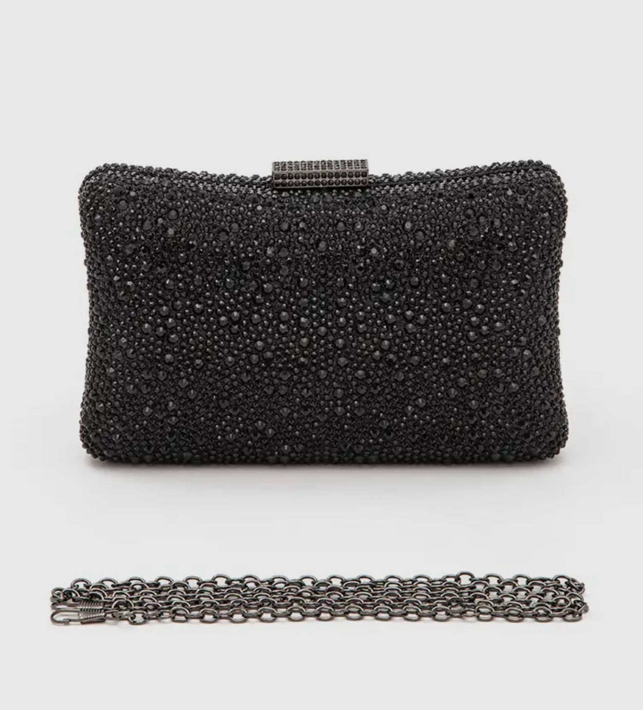 Crystal Pave Box Clutch