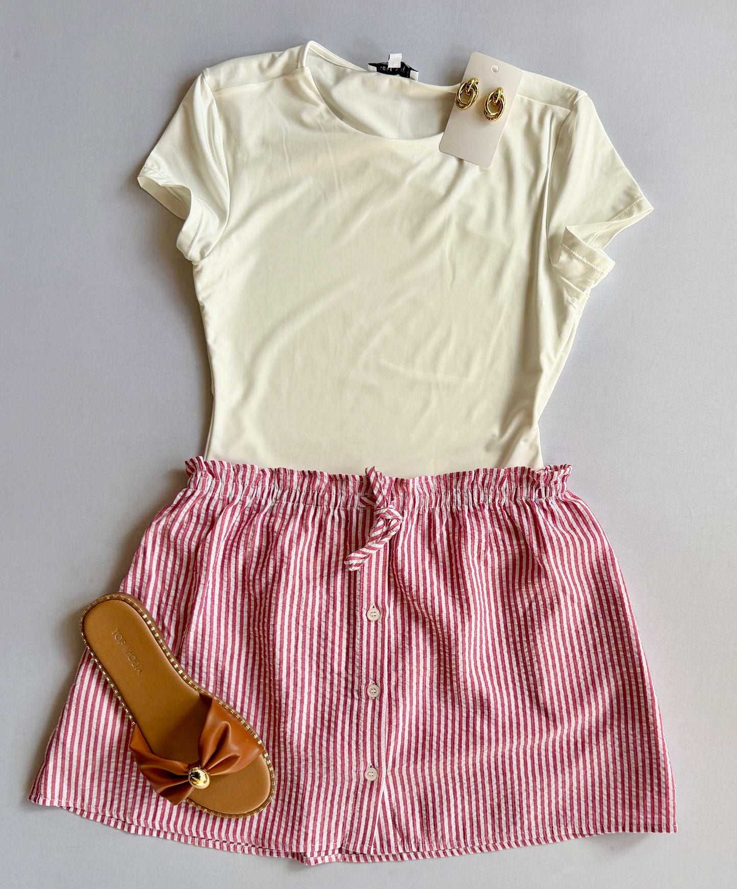 Mini Stripe Skirt