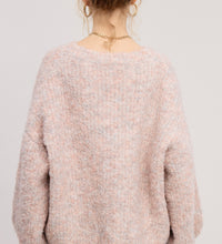 blush boulce cardi