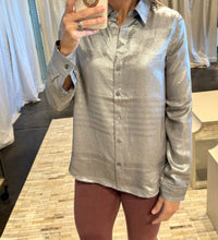 Shining in Silver Blouse