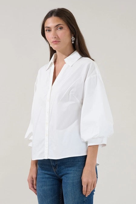 Betty Button Down