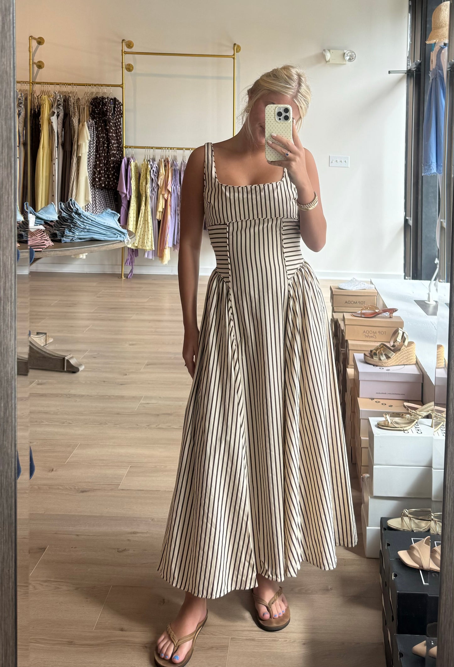 Britt Buckle Midi