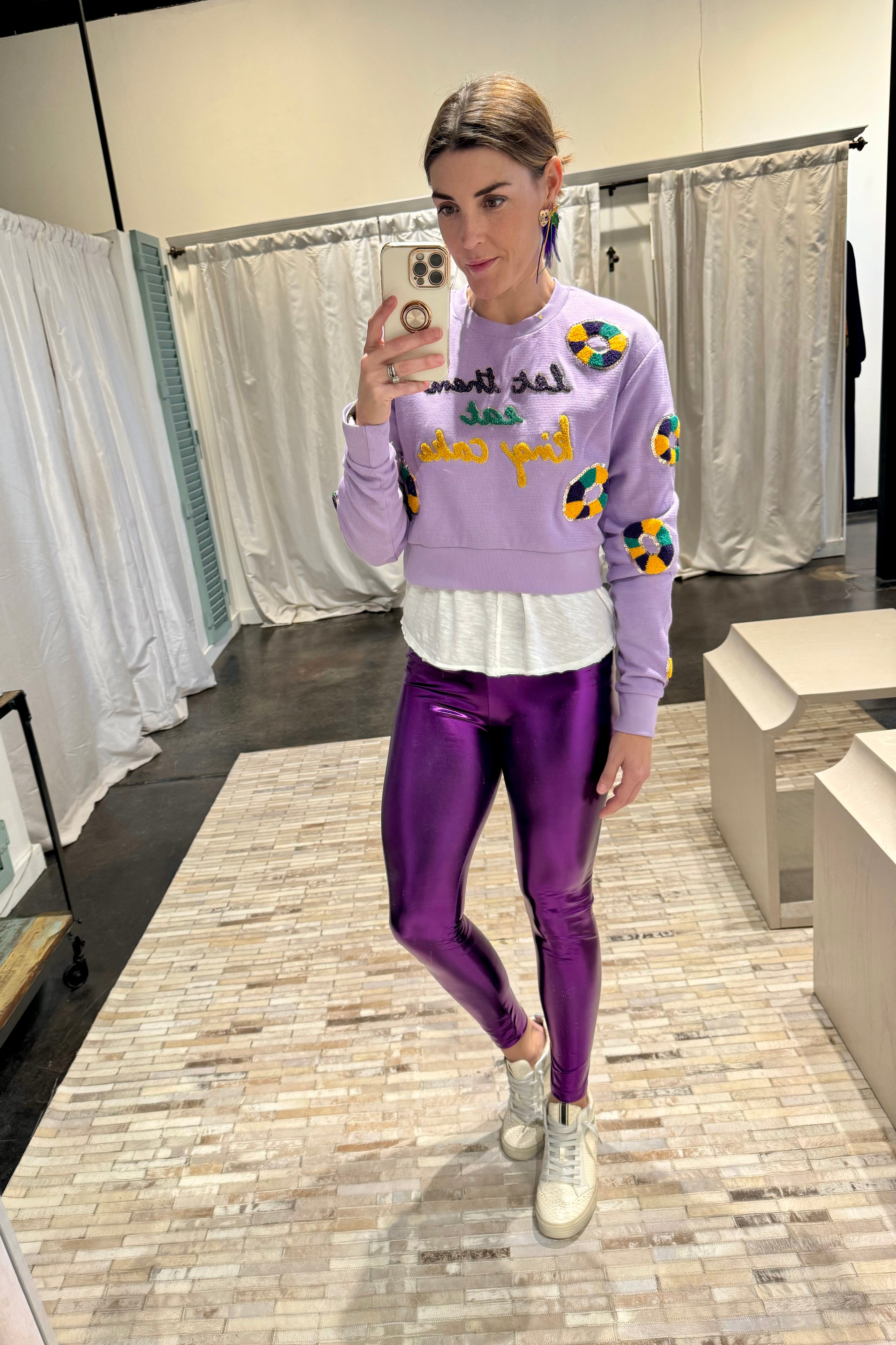 purple legging