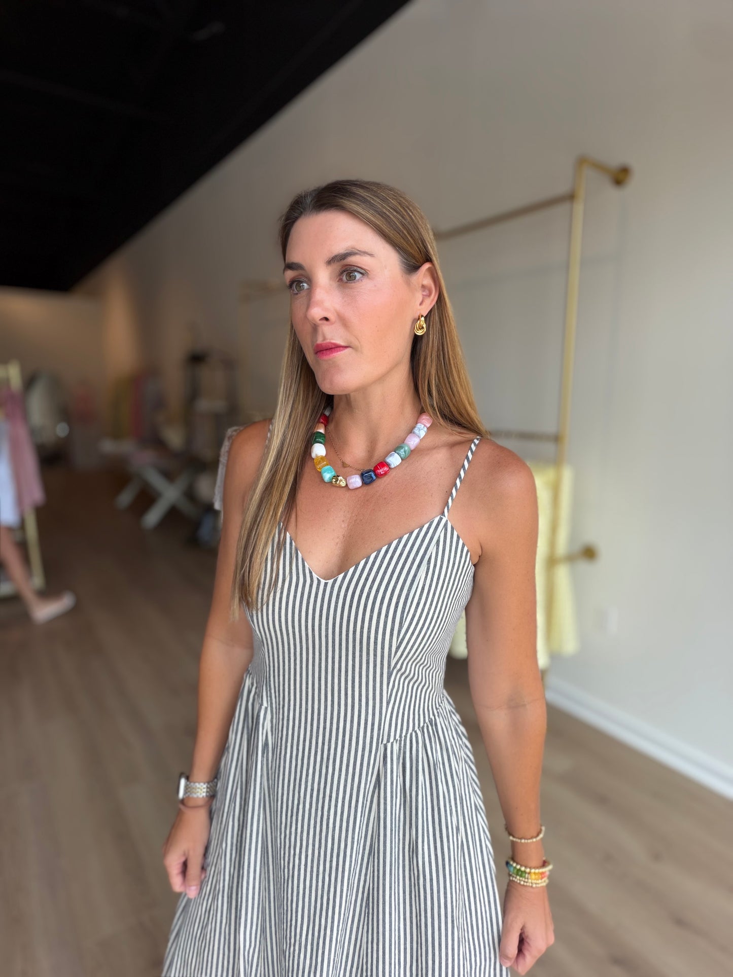 Striped Maxi Dress