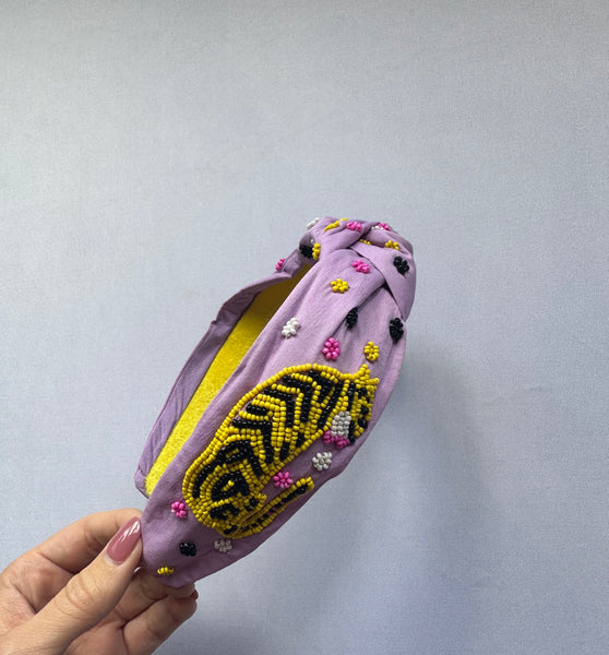Purple Tiger Headband