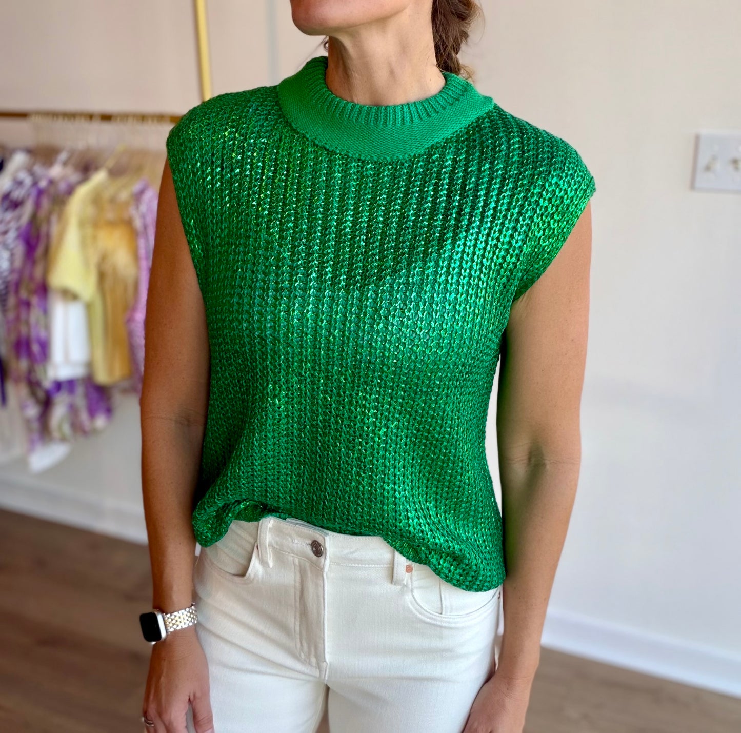 Metallic Mardi Knit