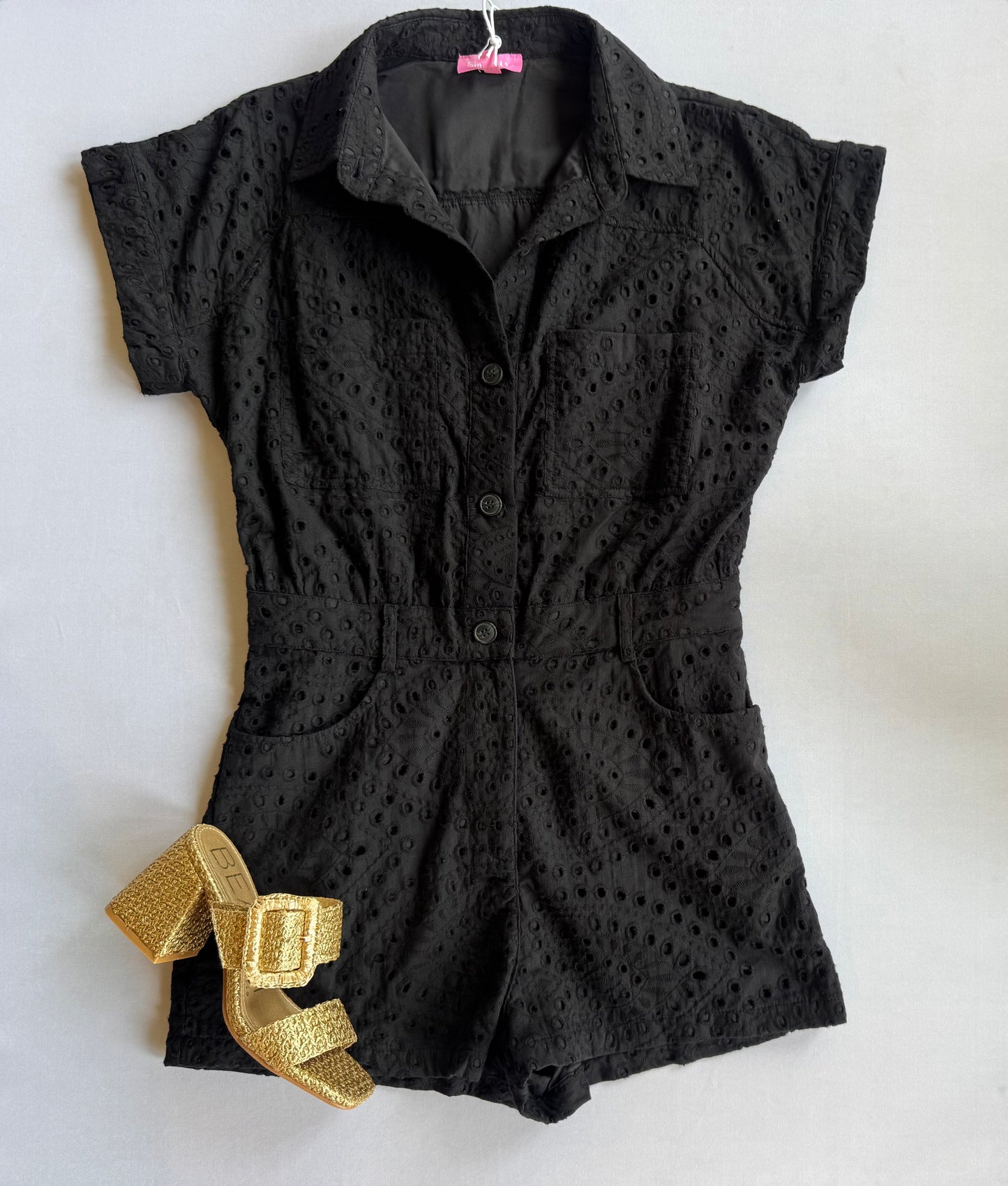 Avril Eyelet Romper