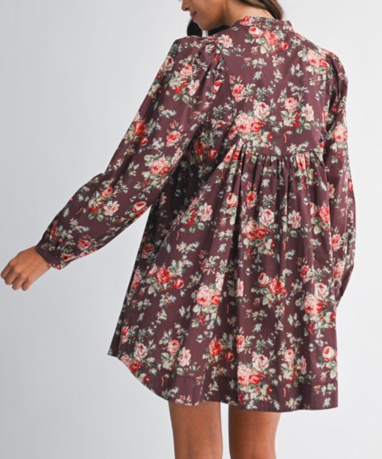 Floral Printed Mini Dress