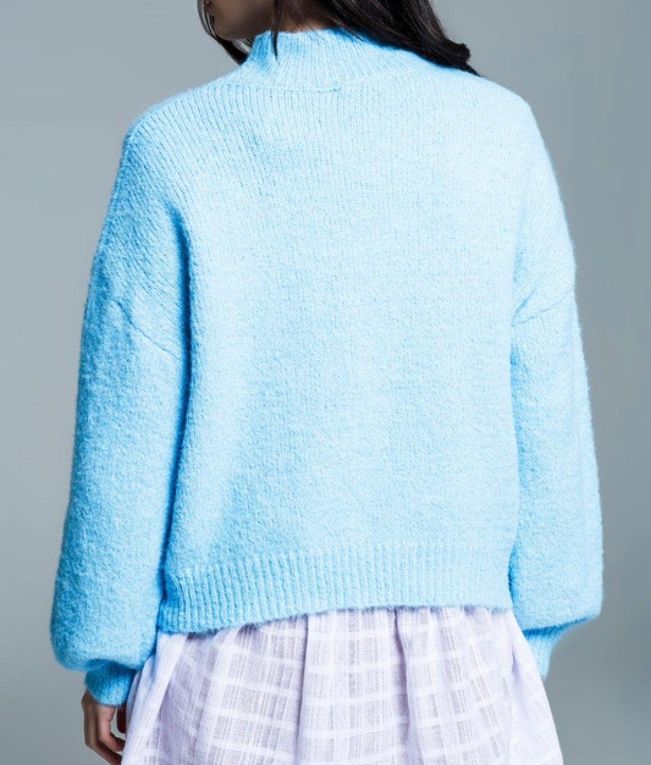 Sky blue sweater