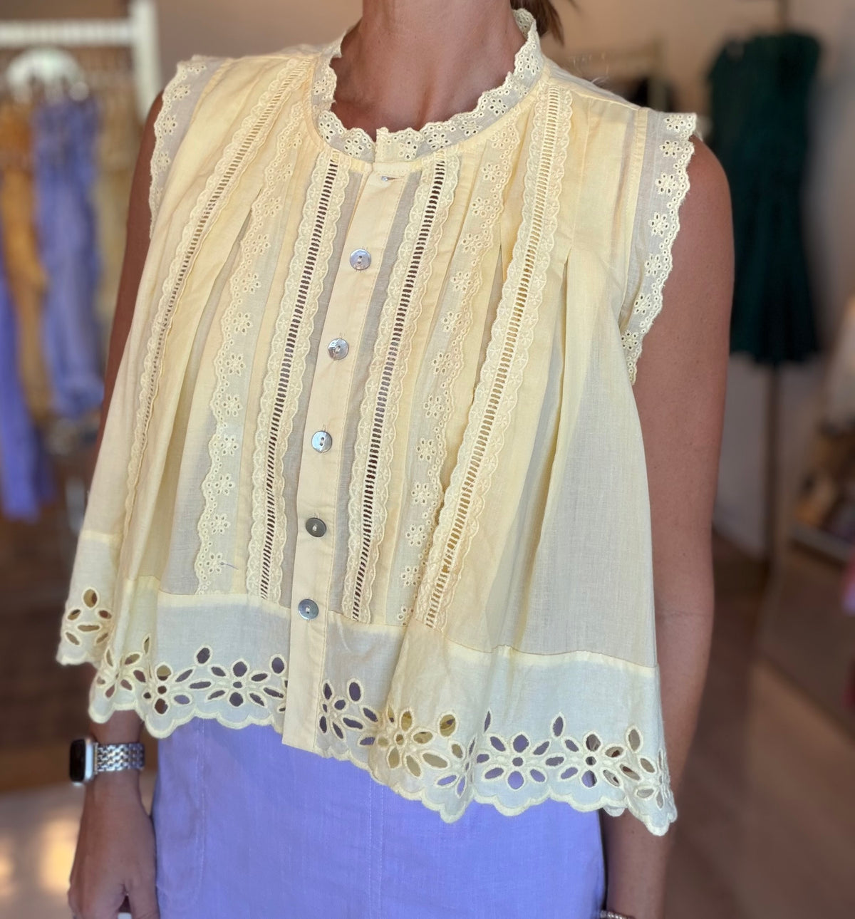 Broderie Brody Top