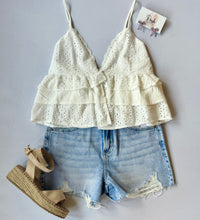 Sky Blue jean shorts