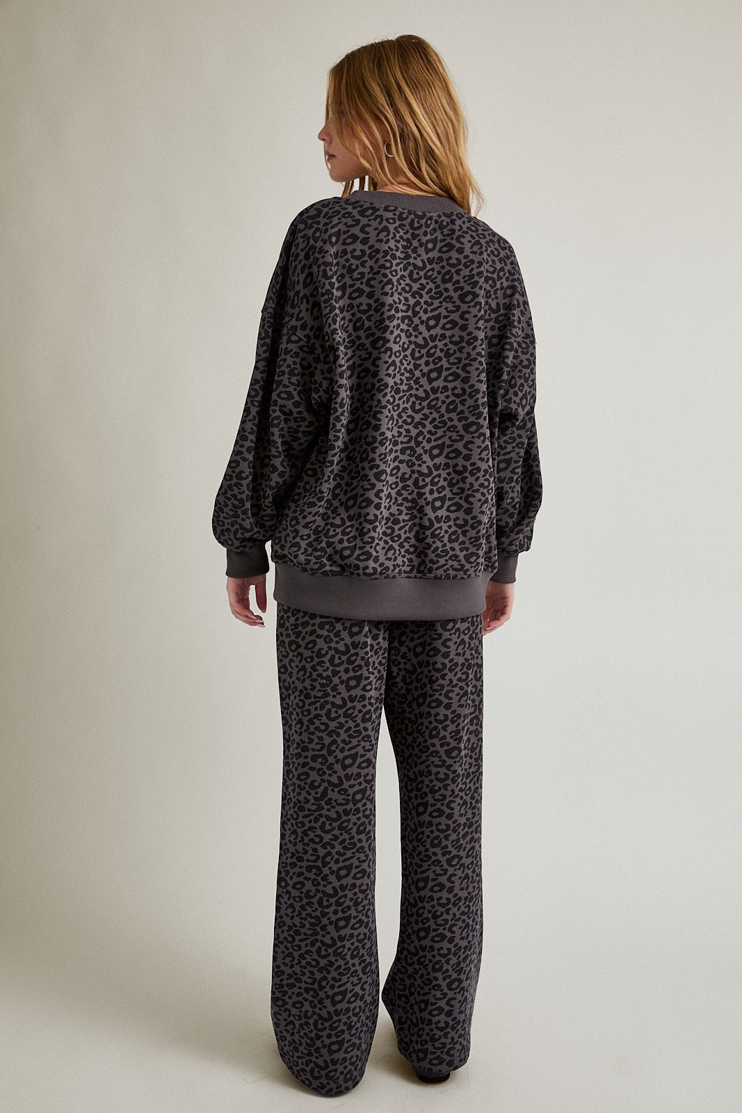 Washed Leo Sweat Set