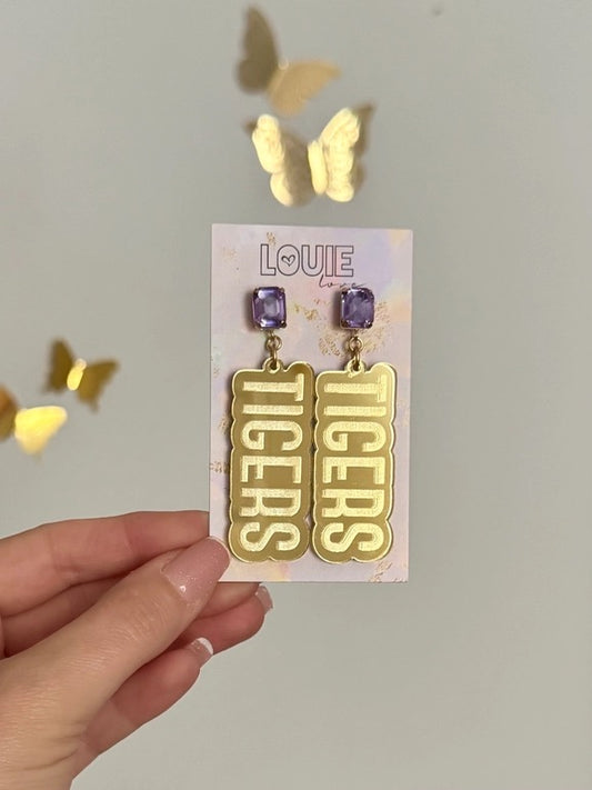Acrylic State Earring