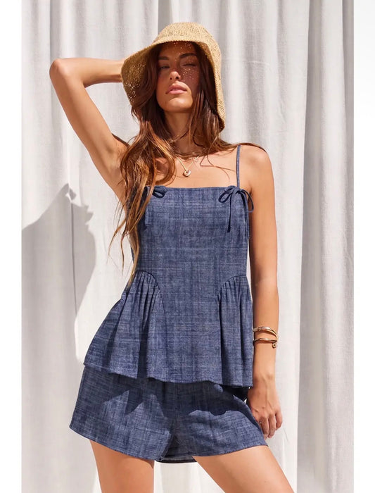 Denim Babydoll set
