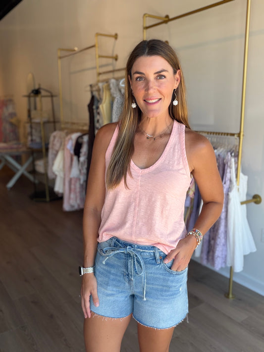 Seamed Tank Top