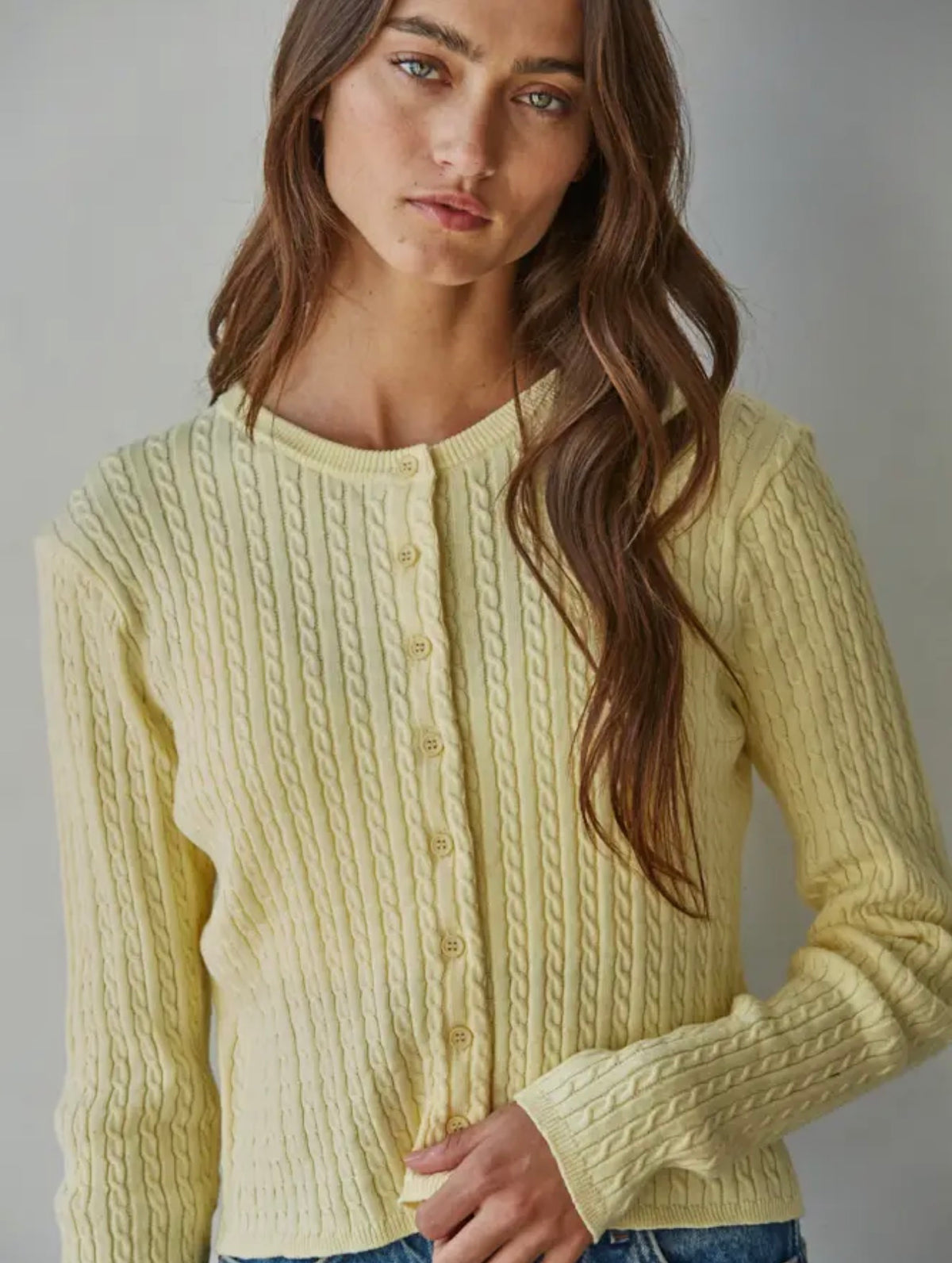 Butter Cable Cardi