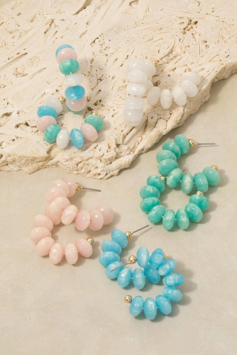 Chunky Bead Hoop