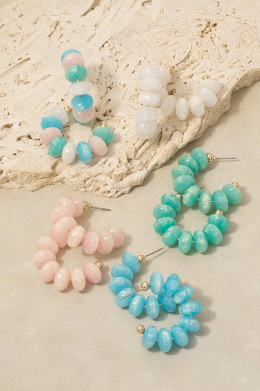 Chunky Bead Hoop