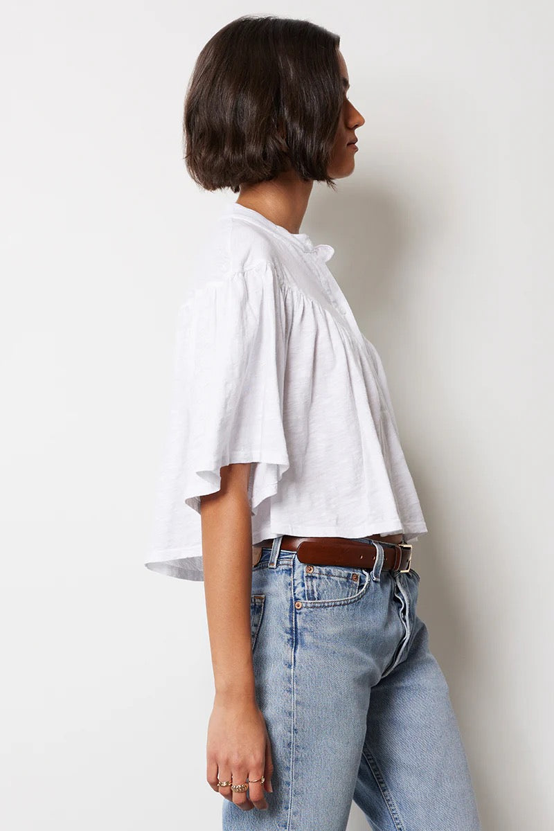 Yoke Henley Top