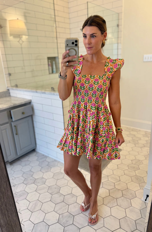 Floral Magic Mini Dress