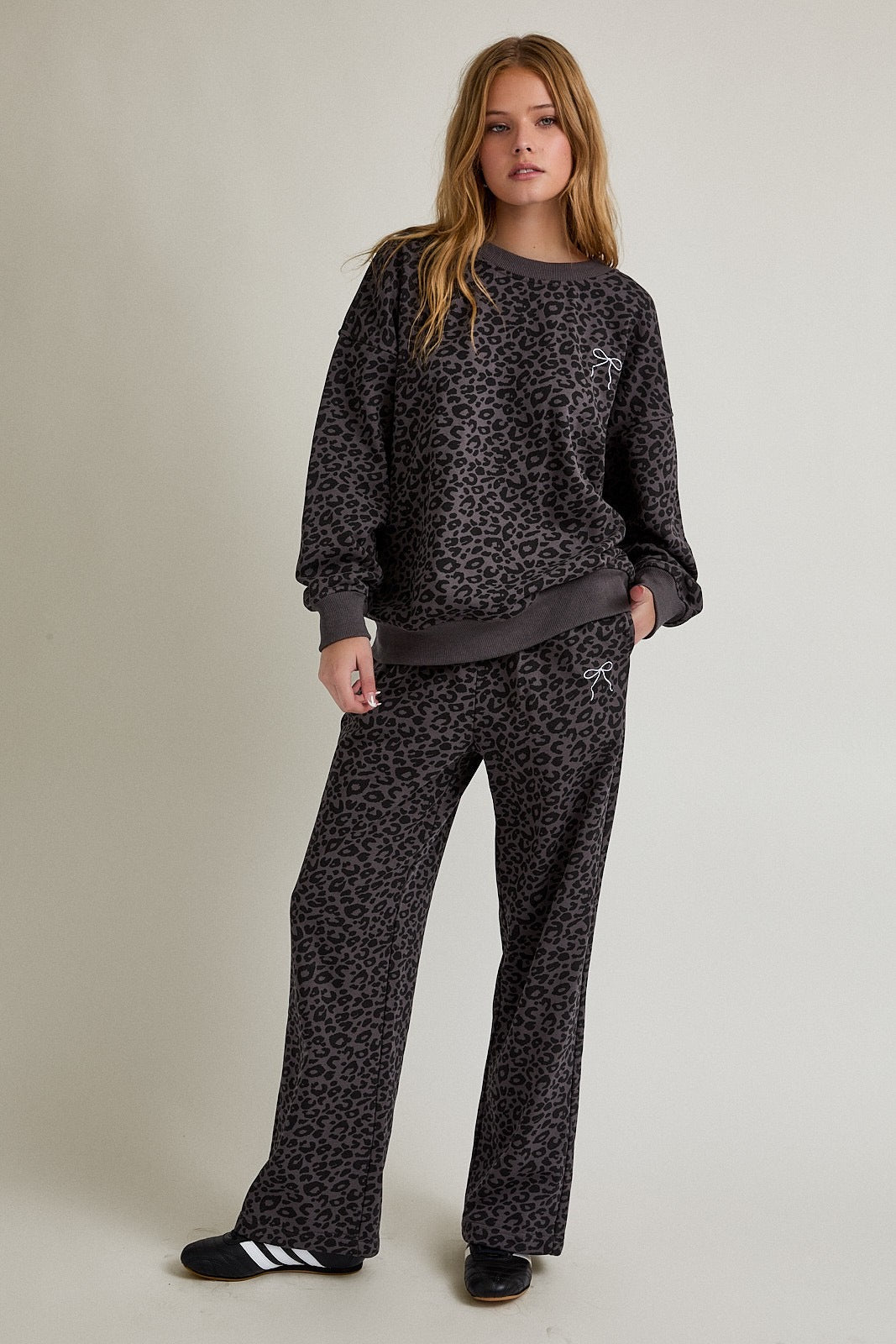 Washed Leo Sweat Set