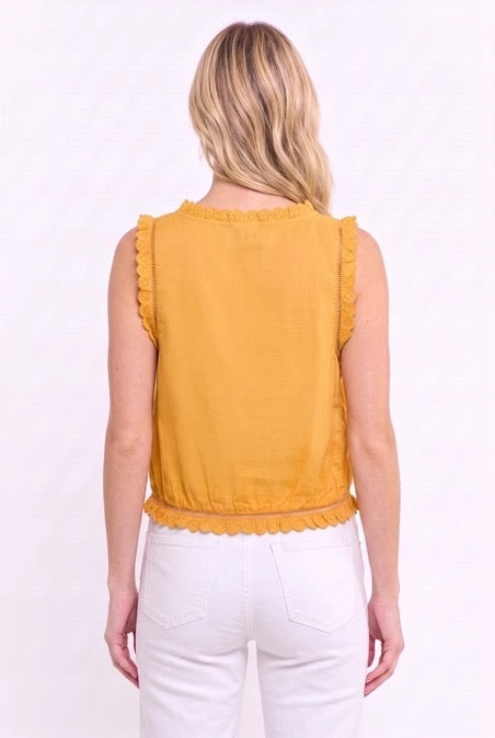 Angie Button Blouse