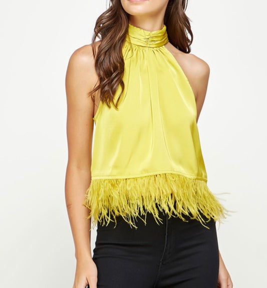 Lime Light Halter Top
