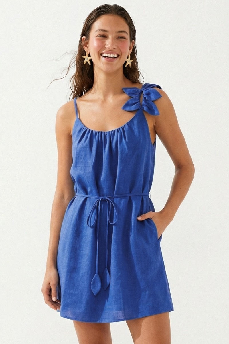 Petal Linen Dress