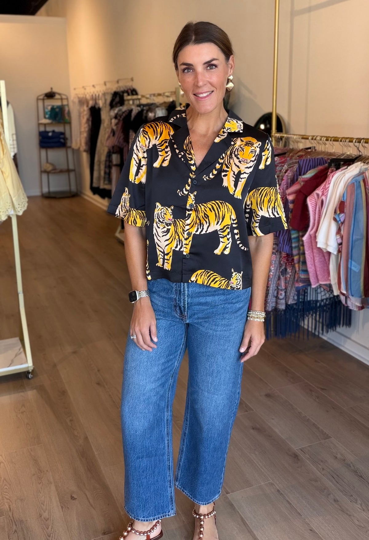 Bengal Button Top
