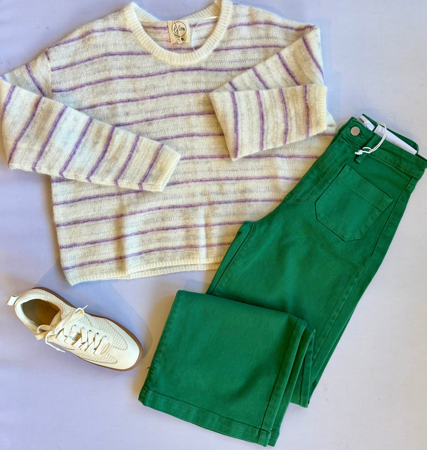 Green Patch Pocket Denim