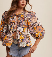 Floral Babydoll Top