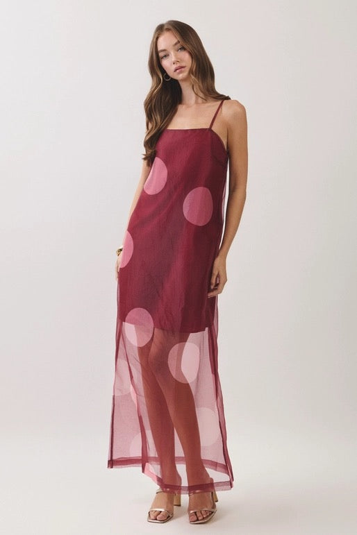 Burgundy Blush Midi