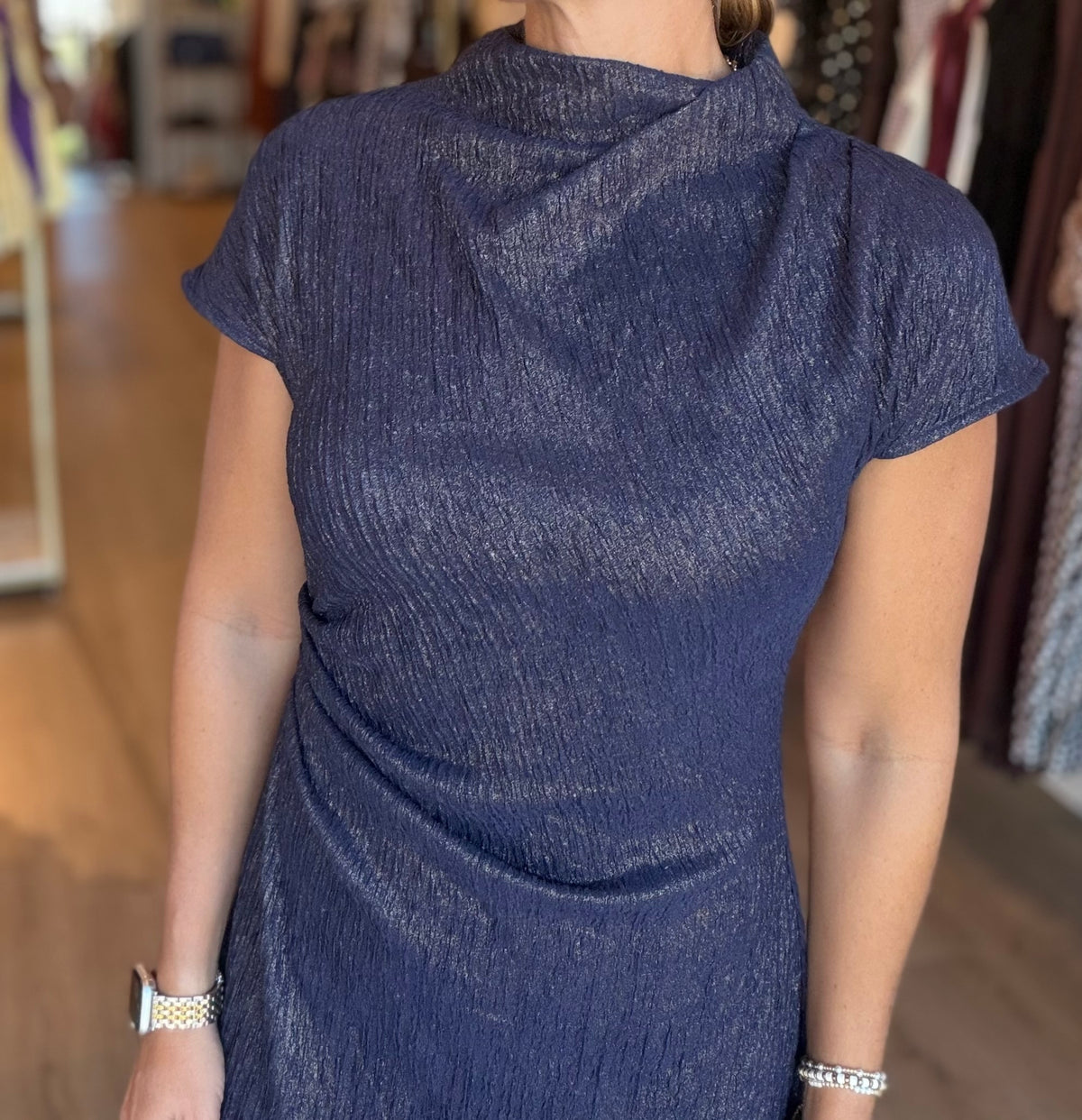 Metallic Mock Midi