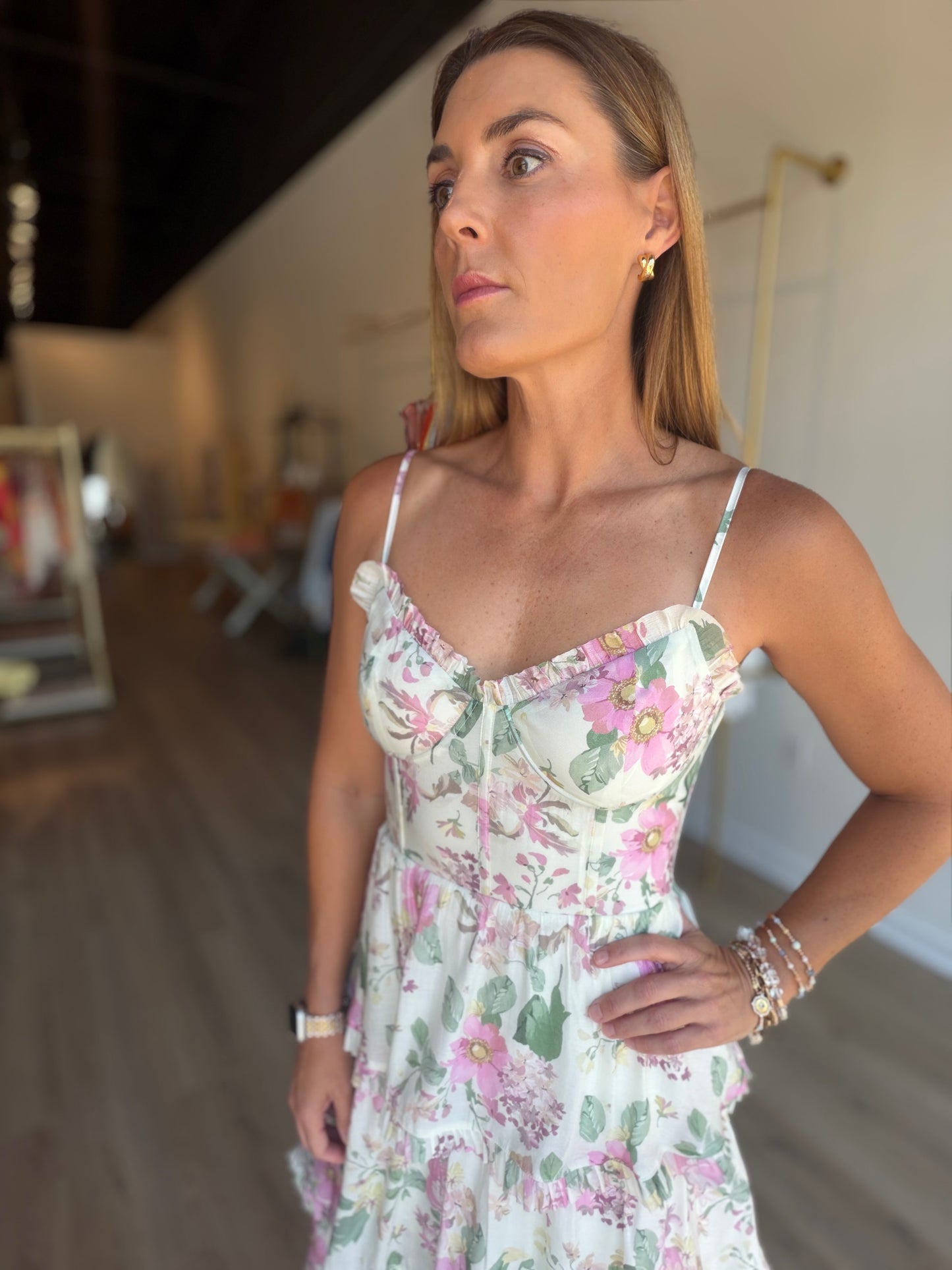 Guinevere Tiered Maxi Dress
