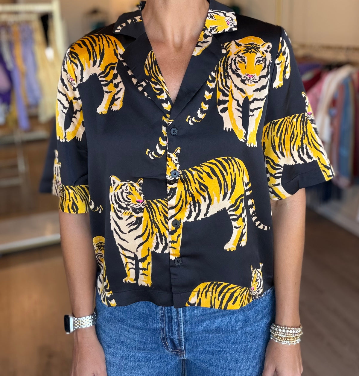 Bengal Button Top