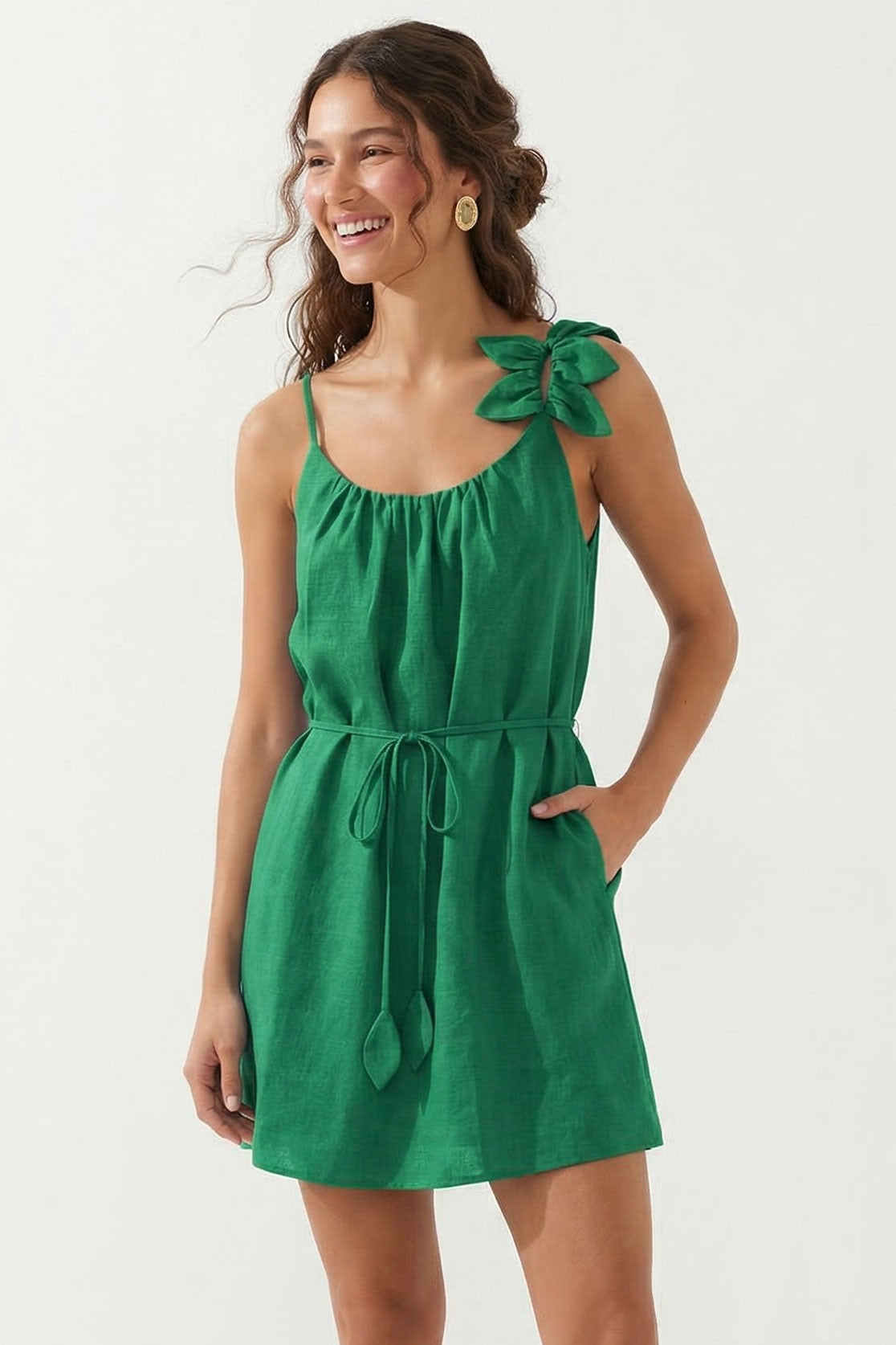 Petal Linen Dress