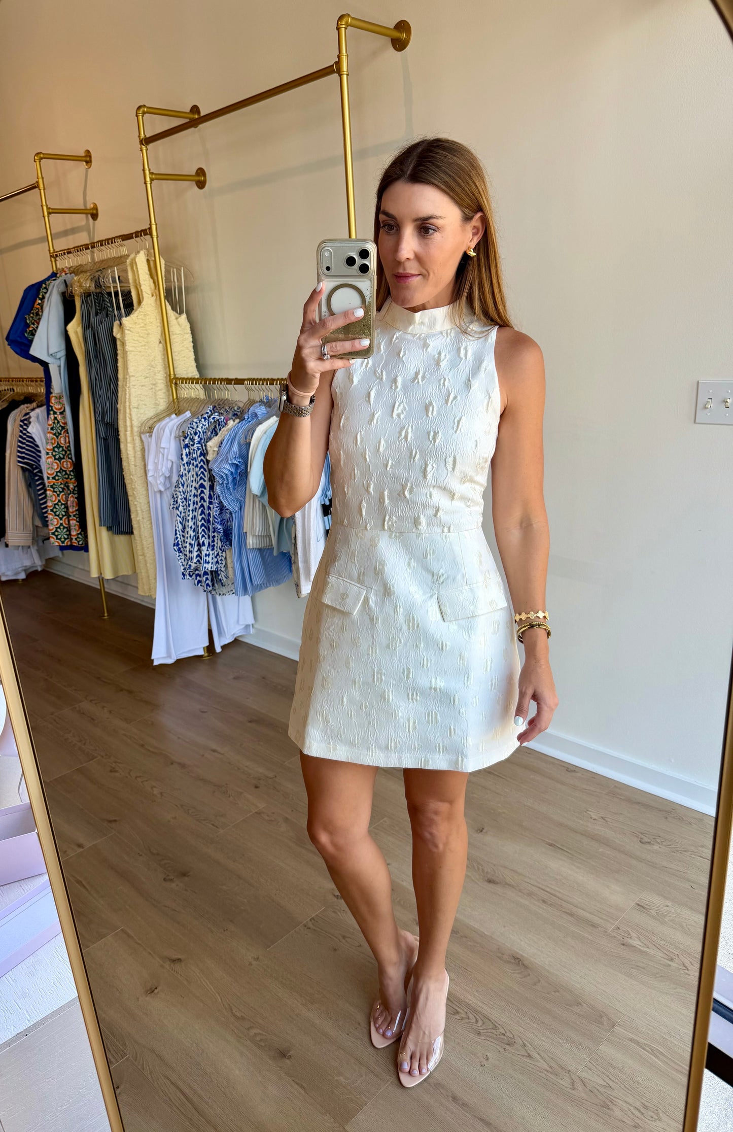 Ivory Jacquard Mini