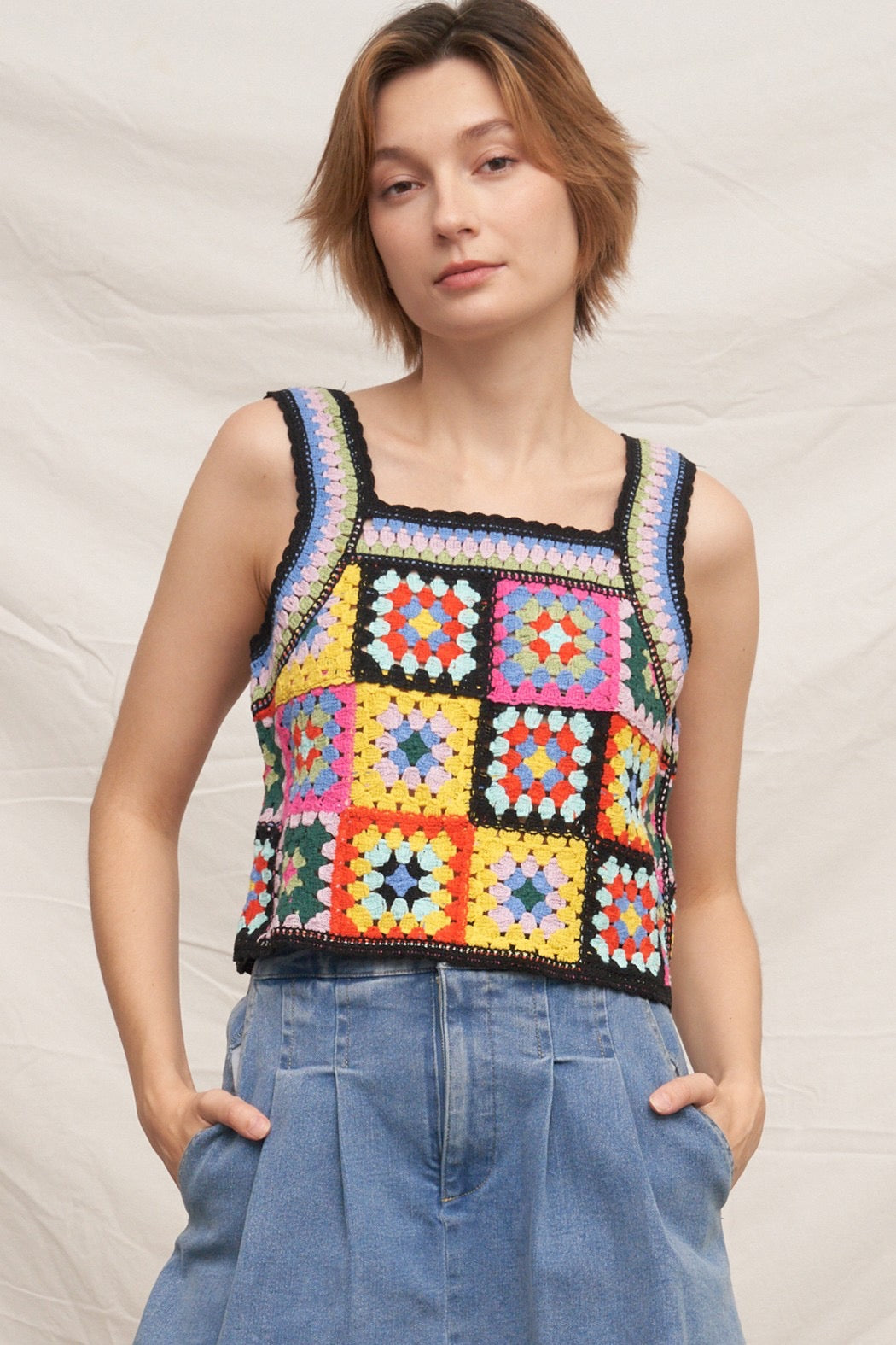 Jazzy Crochet Top