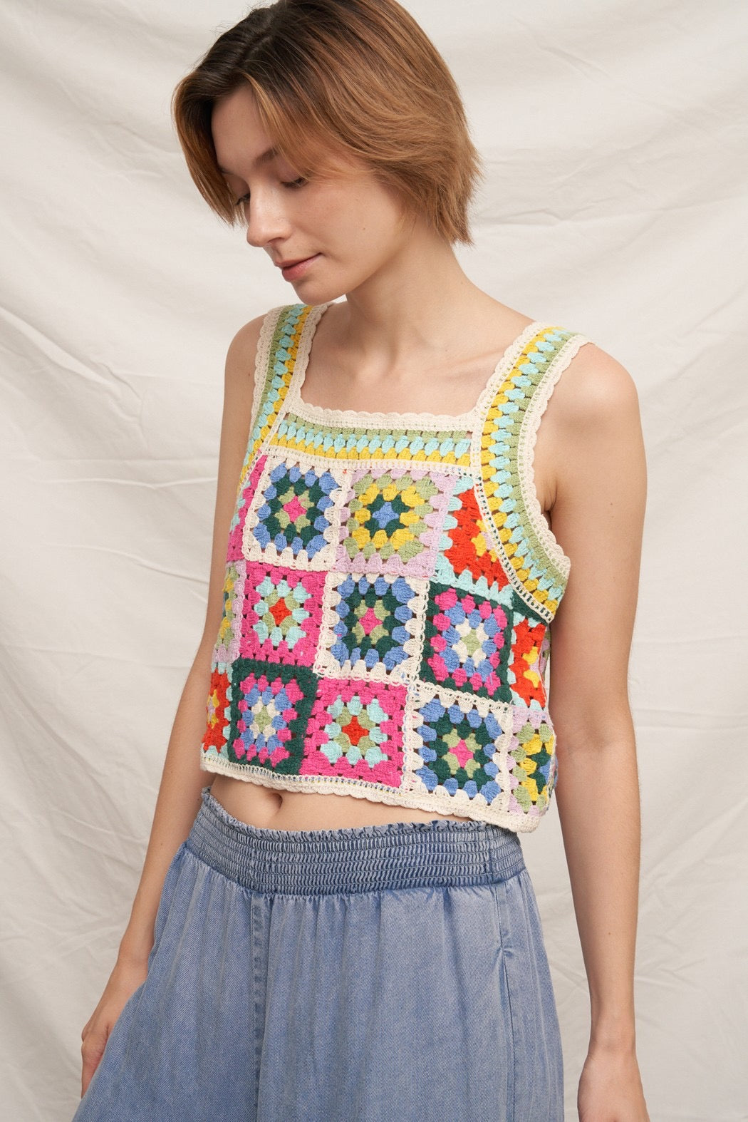 Jazzy Crochet Top